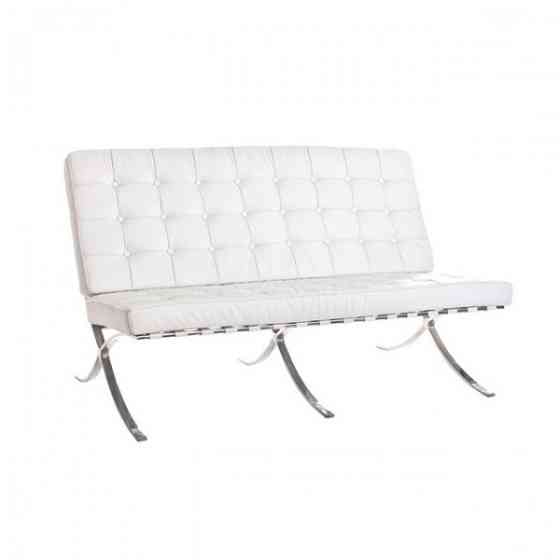 Диван Барселона (3-местный) Белый Киев