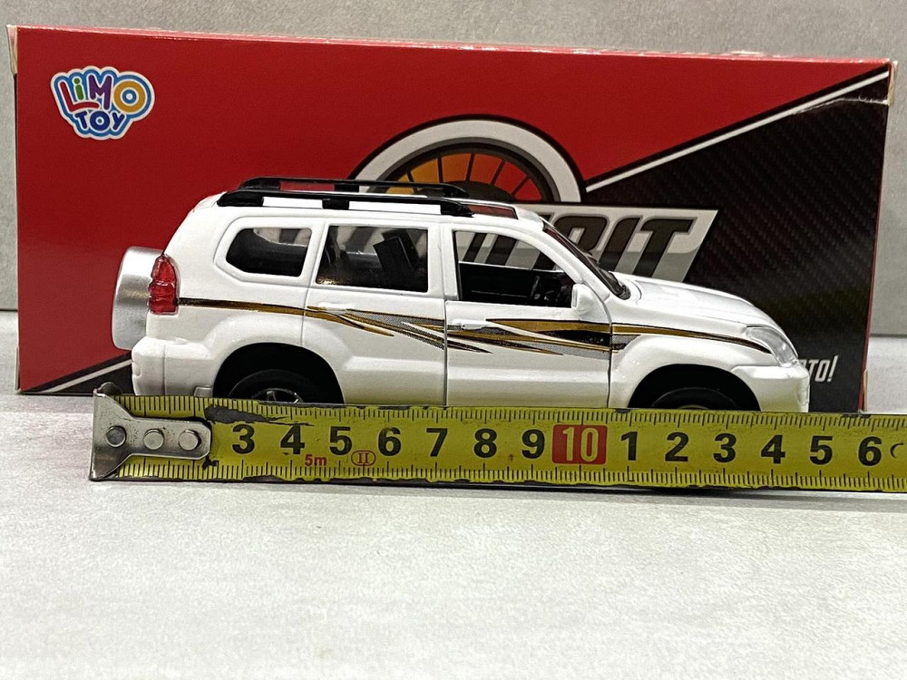 Машина Автосвіт Toyota Prado інерційна Біла (AS-2697) Чернігів - фото 3