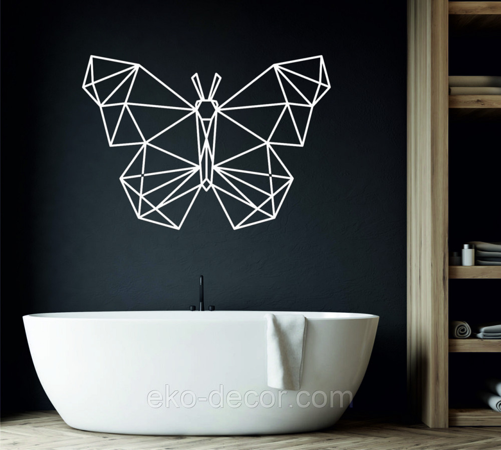 Декоративне настінне Панно «Метелик», Декор на стіну 90*63 см, Білий Київ - фото 9