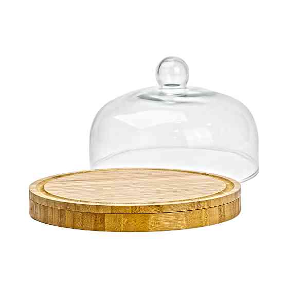 Набор для нарезки сыра Ø 25 со стеклянной крышкой  HP1230 Киев