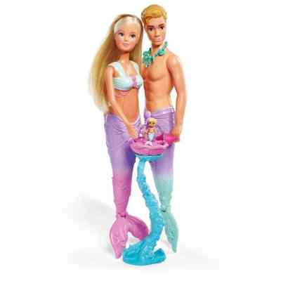 Кукла Simba набор Штеффи-беременная и Кевин Семья русалок с малышом, аксессуары (5733524) Винница