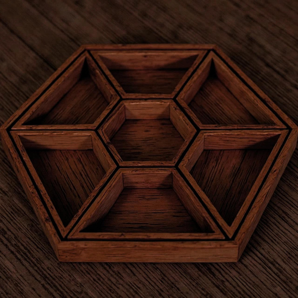 Менажница деревянная 