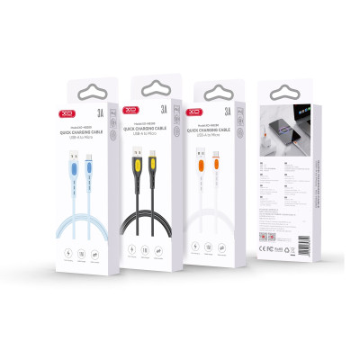 Дата кабель USB 2.0 AM to Micro 5P 1.0m white XO (NB280_M_White) Вінниця - фото 2