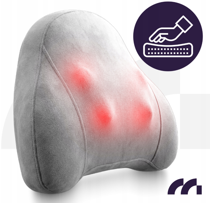 Масажна подушка для шиї, плечей і спини з підігрівом 25Вт Maltec (Польща) Київ - фото 7