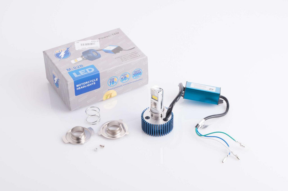 Лампа диодная универсальная с переходниками Мукачево - изображение 1