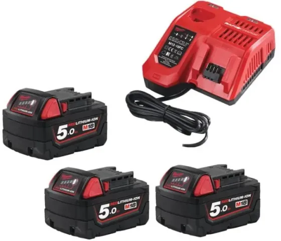 Milwaukee Zestaw Akumulatorów + Ładowarka M12-18FC M18MRG-503 4930185021 Киев