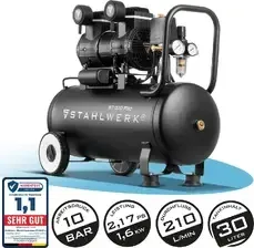 Kompresor STAHLWERK 10 bar 2,1 KM 1,6 kW 210 l/min 30 l powietrza Київ