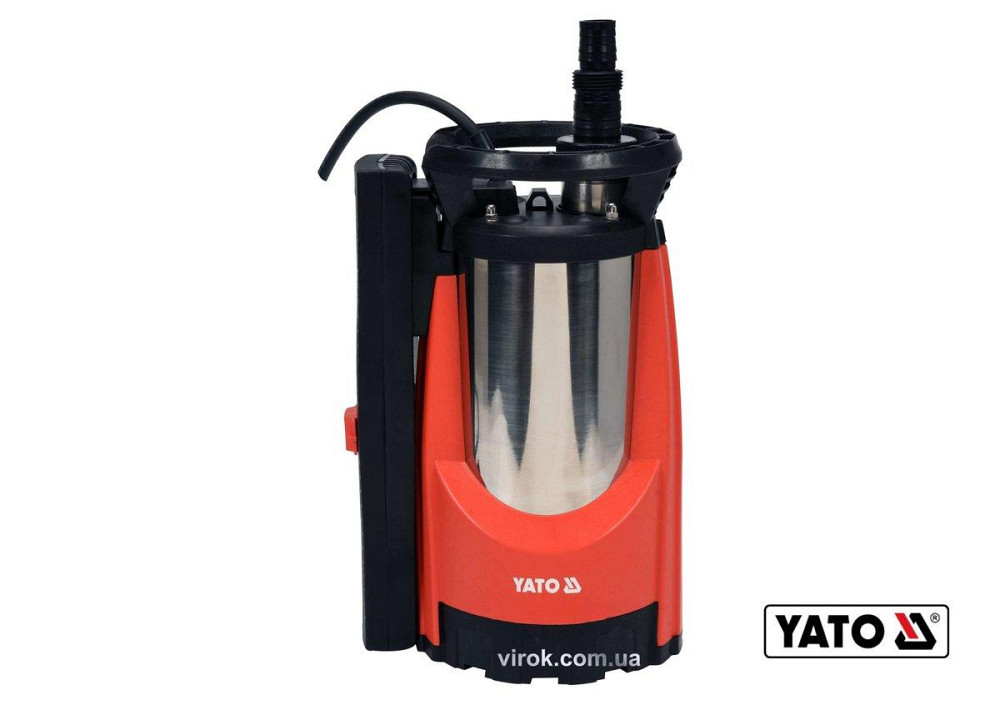 Насос для брудної води мережевий YATO: 750 Вт, 11000 л/год, макс.висота- 8.5м, макс.глибина- 7 м [3] Одесса - изображение 1
