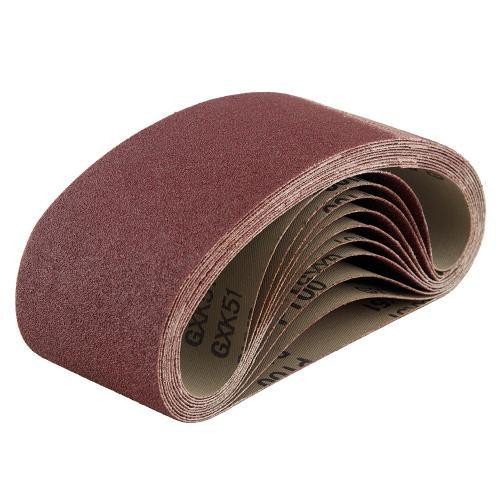 Стрічка шліфувальна нескінченна 75х457мм, зерно 100, 10шт Alloid Одесса - изображение 6