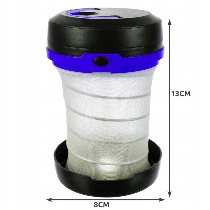 Туристический Фонарь складной 60 люмен 2в1 с ручкой Trizand (18312) Нововолынск - изображение 10