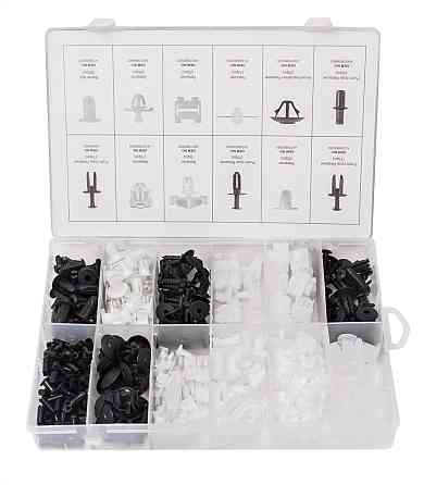 Набор клипс 270 предметов (BENZ), пластиковом органайзере Forsage F-01Z0231 Одесса