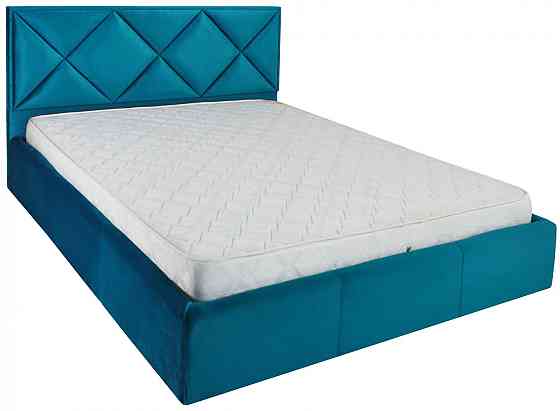 Кровать Двуспальная Leeds Standart 160 х 190 см Missoni 016 Голубой Днепр