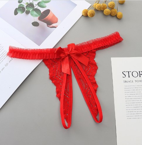 Трусики с разрезом эротические one size красный Киев - изображение 2