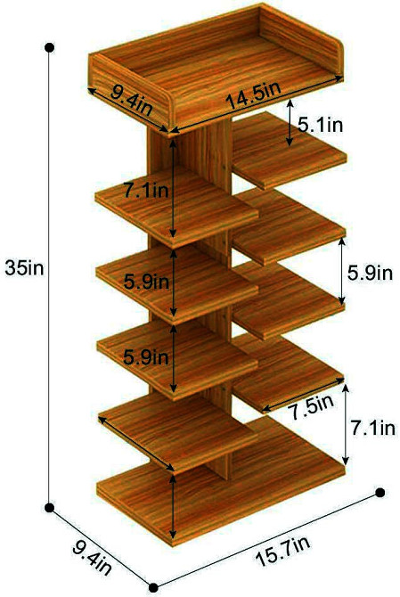 Полиця для взуття "Клотен 10" мускат Миколаїв - фото 2