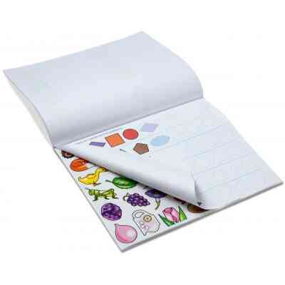 Набор для творчества Melissa&Doug Альбом раскрасок-наклеек Цвета и фигуры (MD8564) Винница