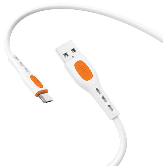 Кабель XO NB280 Jian Yan Series USB-A to Micro - 1m White (7102280) Київ - фото 1