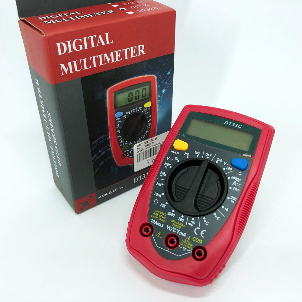 Мультиметр для автомобиля 33 C DT DIGITAL, Современные цифровые мультиметры, XA-771 Тестер профессиональный Киев - изображение 8