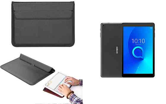 Чехол-конверт VitoCase для Alcatel 1T 10 (8082) 10.1, с функцией подставки для планшета Черный Киев