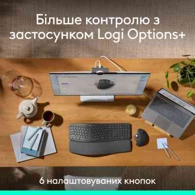 Мышка Logitech MX Ergo S Bluetooth Graphite (910-007260) Винница