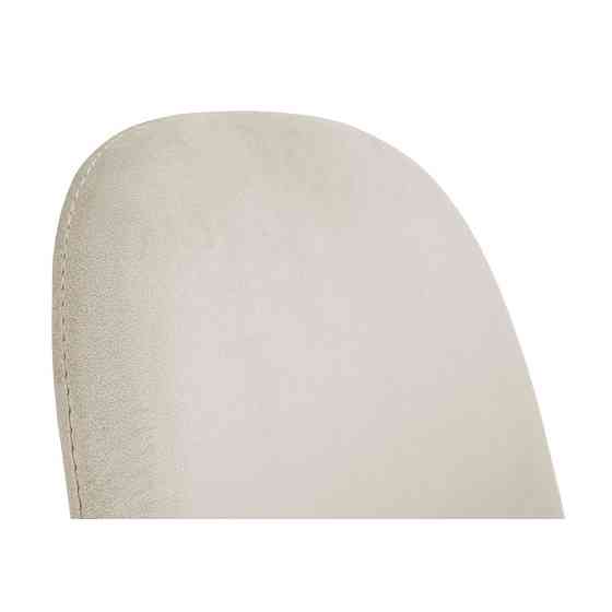 Стілець крісло барний м'який MacaoDesign U Jasmine 21 високі ніжки Світло-бежевий Київ