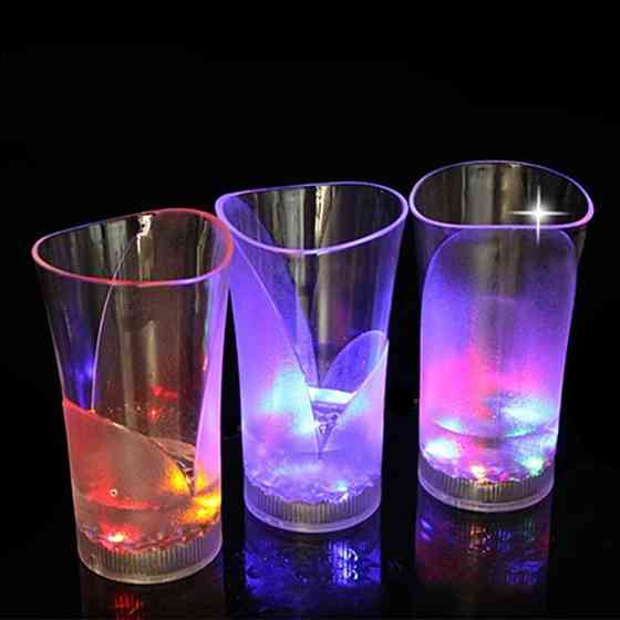 Светящийся Led стакан бокалы Luminous Cup стаканы с подсветкой для сока Киев