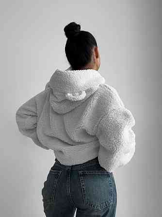 Жіноча стильна тепла плюшева худі з вушками  м'яке хутро Teddy Одеса