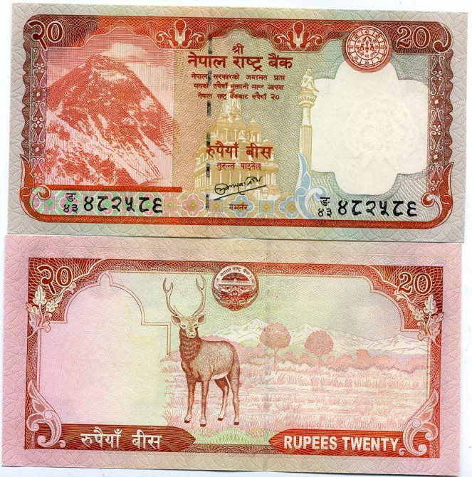 Непал / Nepal 20 Rupees (2012) Pick 62 UNC Полтава - изображение 1