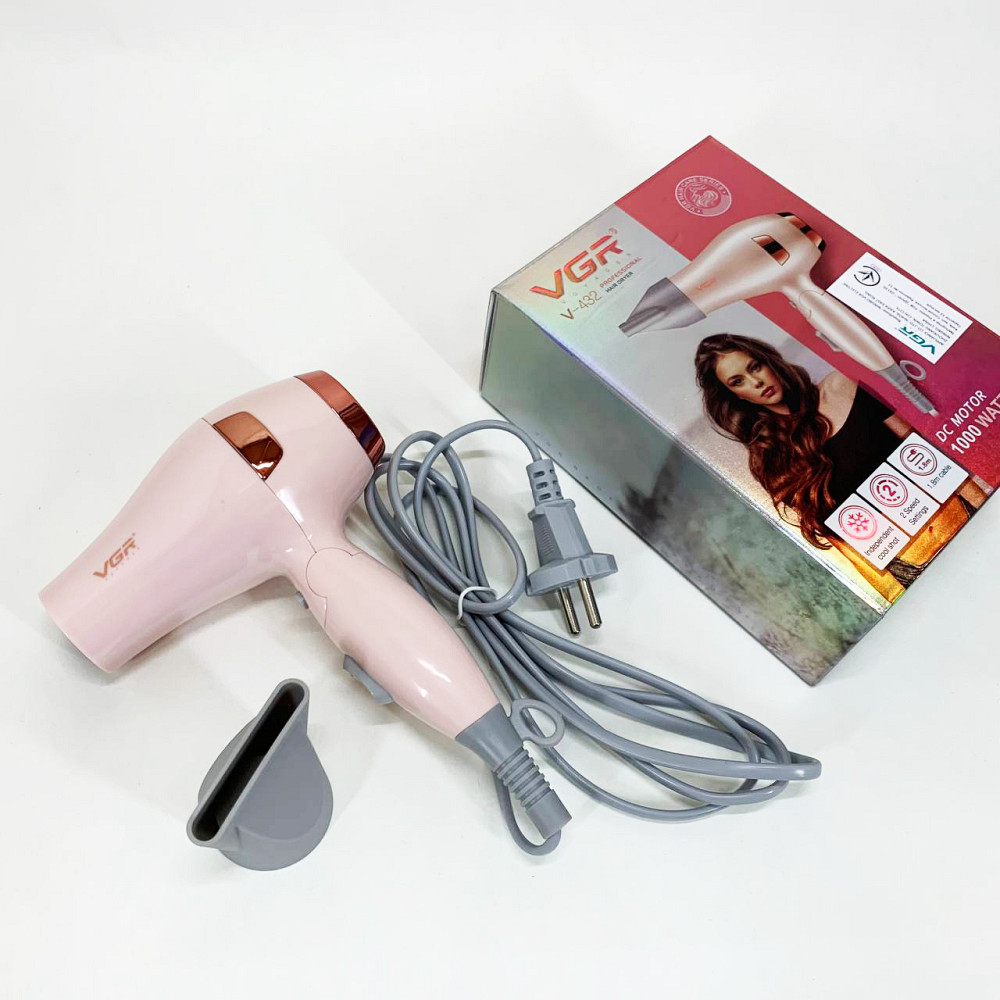 Фен с мощным мотором VGR V-432, Фен для объемной укладки для укладки любых волос TU-69 Львов - изображение 10