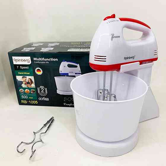 Міксер побутовий кухонний, Міксер-віночок для збивання яєць, Міксер кухонний стаціонарний XE-32 Львів