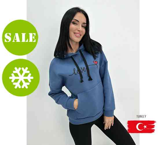 Женский худи с капюшоном 