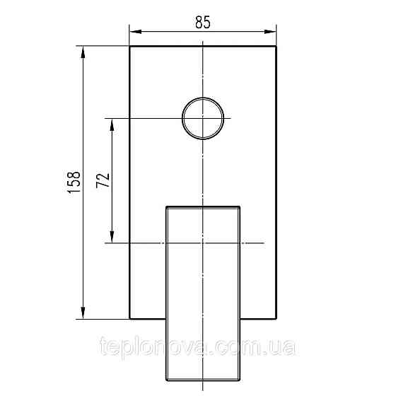 Смеситель для душа встроенный TOPAZ ODISS TO-18205-H66-BL Черновцы