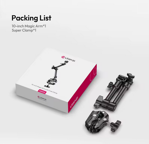 Штатив-тримач Ulanzi HD02 10-inch Magic Arm Kit (T098 HD02) Київ - фото 5
