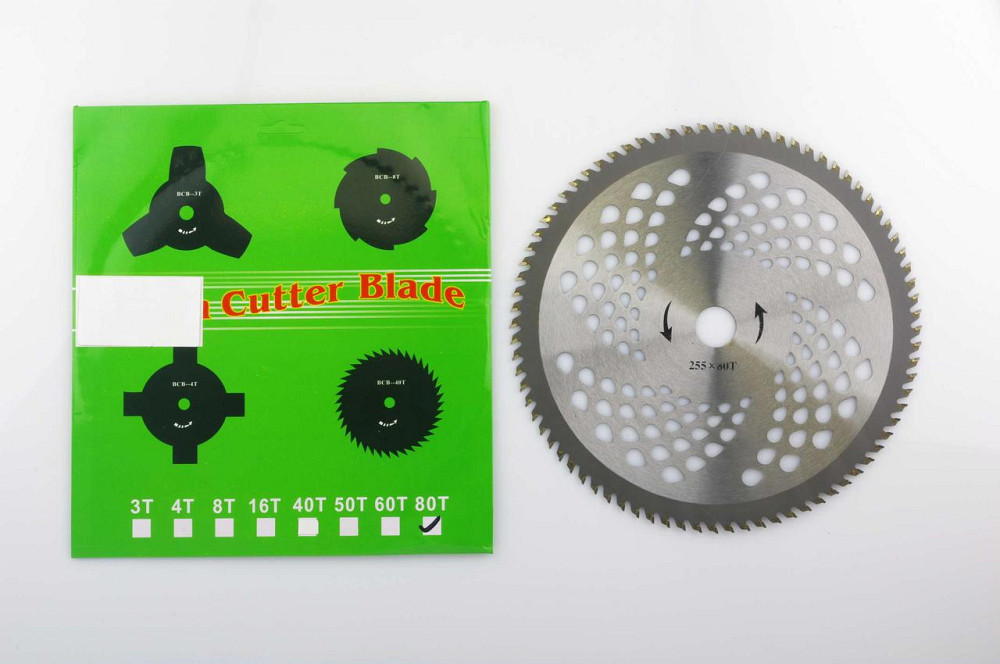 Ніж мотокоси 80T (Ø255/25.4 mm) (переможні зубці) Мукачево - фото 1