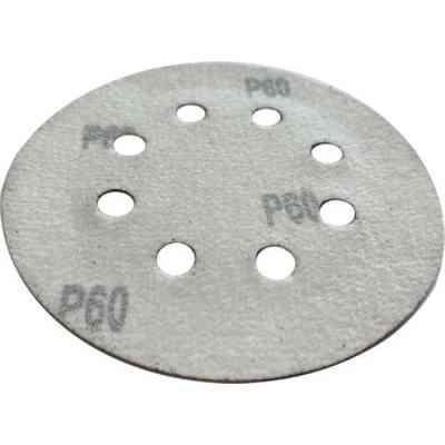 Круг зачистной Зеніт 125 мм с отверстиями под пылевывод (10 шт.) Р60 (12500060) Винница