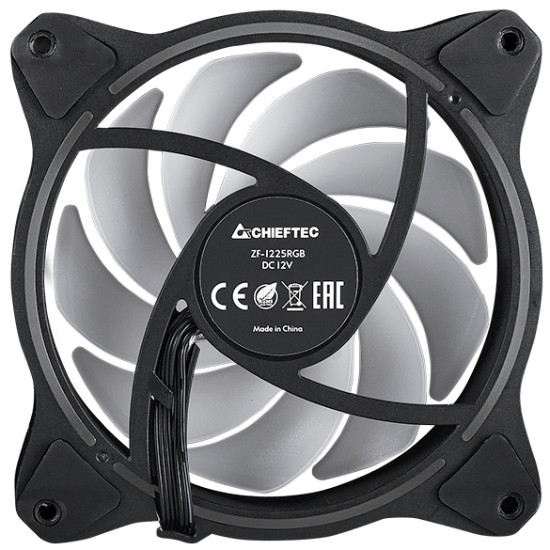 Вентилятор для корпуса 120mm Chieftec ZF-1225RGB PWM Винница - изображение 4