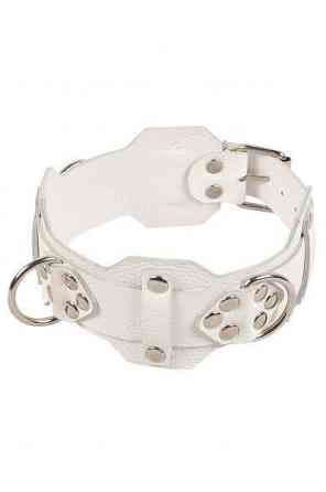 Нашийник VIP Leather Collar, White Sex Aura Київ
