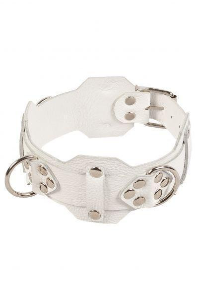 Ошейник VIP Leather Collar, White Sex Aura Киев - изображение 1