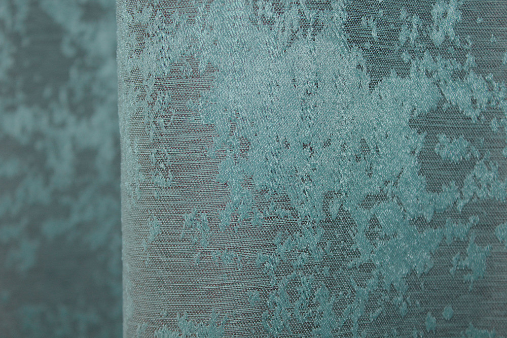 Комплект штор коротких VR-Textil Жаккард Sultan YL № 1292ш Бирюзовый 130х170 см 2 шт (35-0074) Киев - изображение 6