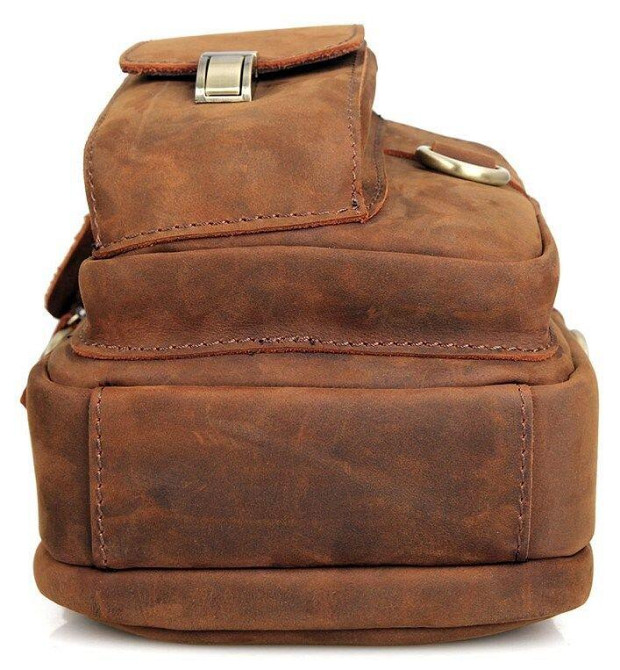 Сумка чоловіча в вінтажному стилі Коричнева (Vintage) Київ - фото 10