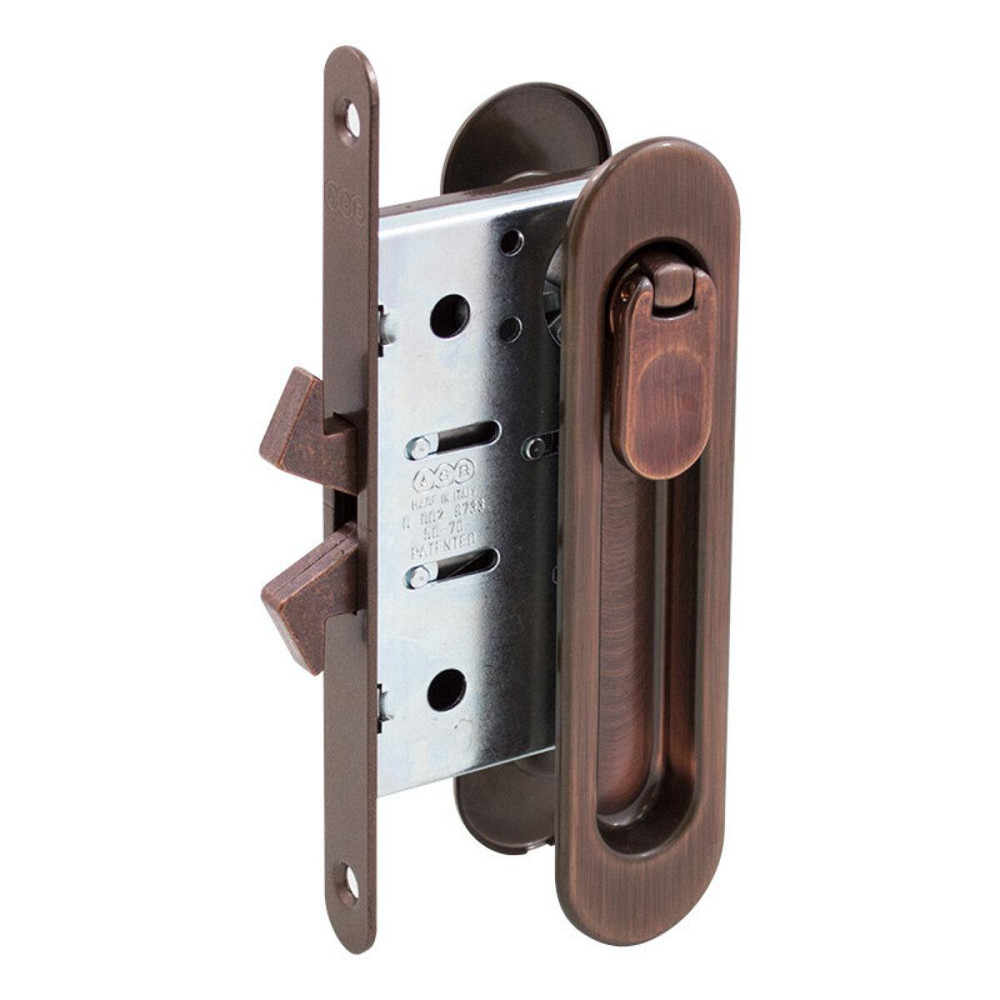 AGB Art. B029235022 KIT C Ручка на раздвижной двери+механизм вж ант. бронза Киев - изображение 1