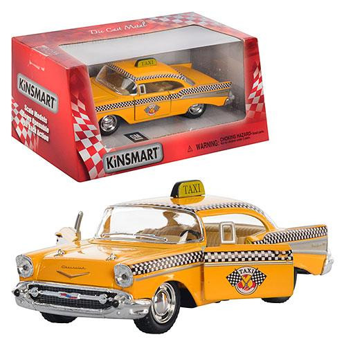 Машинка KT 5360 W мет., інерц., таксі, гумові колеса, відчин. двері, кор., 16-7-8 см., шт Київ - фото 1