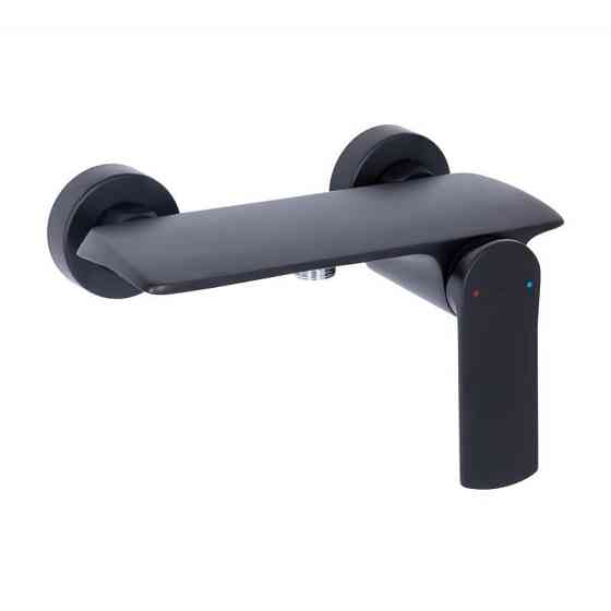 Смеситель для душа Qtap Slavonice QTSLA266BLM45908 Black Matt черный Киев