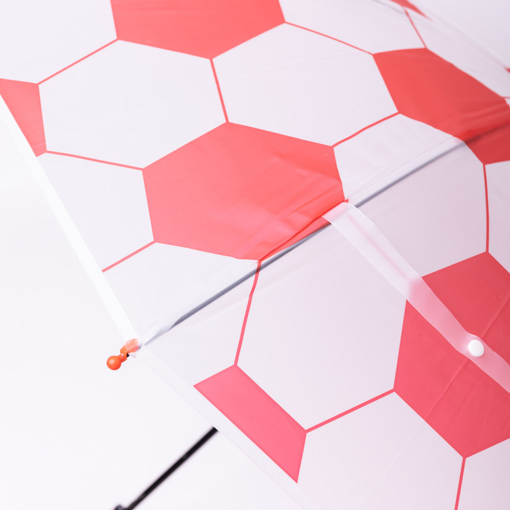 Классический детский зонт-трость полуавтомат из полиэстера 8 спиц диаметр 82 см Красный HP-23-9R Киев - изображение 6