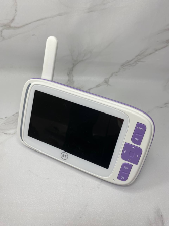 Б/В Відеоняня BT Smart Video Baby Monitor з 5-дюймовим кольоровим екраном, нічне бачення, двосторонній зв'язок, датчик температури Київ