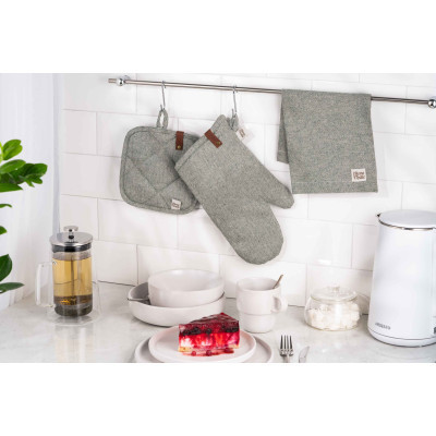 Салфетка на стол Ardesto Oliver зеленый 40х40 см, 100% хлопок (ART06OG) Винница - изображение 3