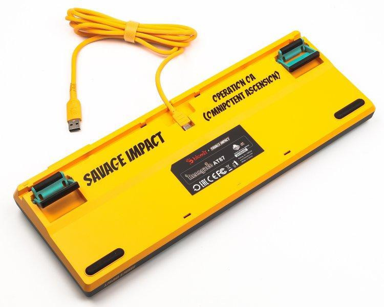 Клавіатура Bloody AT87 RGB Renegade Black/Yellow ( 21527 ) Харків - фото 3