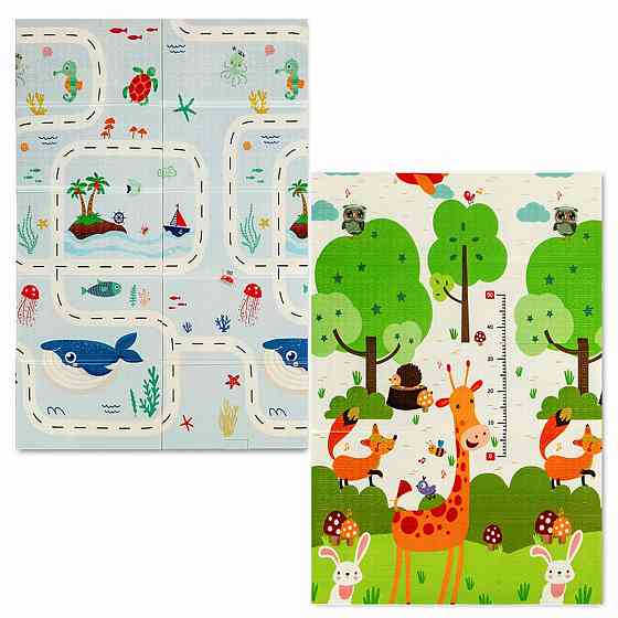 Детский складной коврик Океан с ростомером Киев