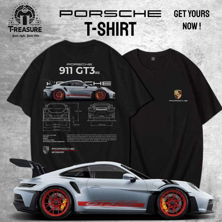 Футболка Porsche 911 GT3 RS (оверсайз) Чернівці - фото 1