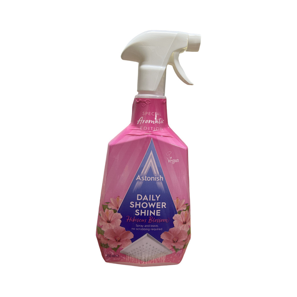 Спрей для чистки душевых кабин Astonish Гибискус, 750 мл Виноградов - изображение 1