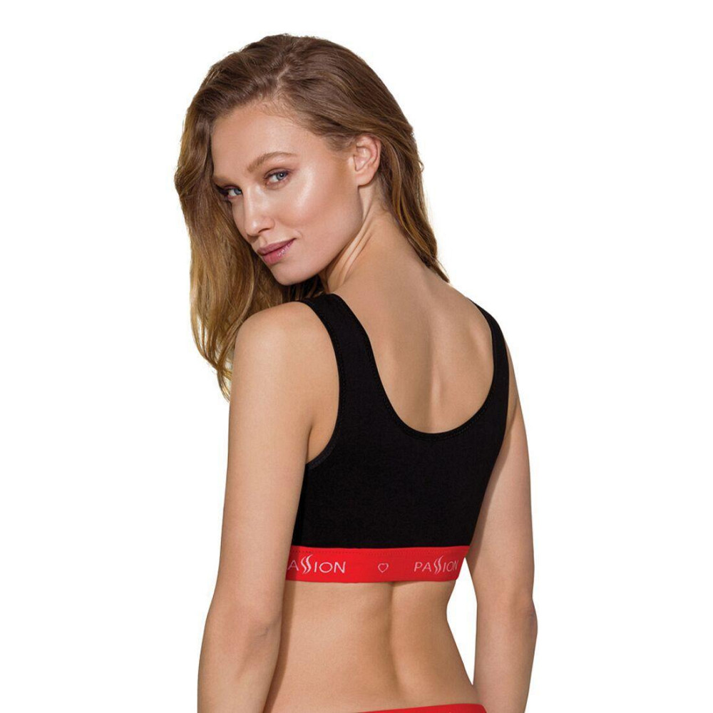 Спортивний топ на широких бретелях Passion PS003 TOP L, black Sex Aura Київ - фото 2